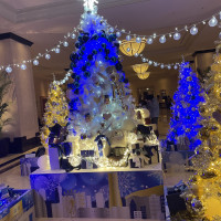 クリスマスは、こちらのツリー。
時期により変わります。