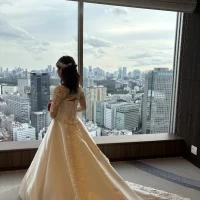 披露宴会場からみえる外観