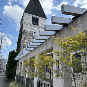 チャペルと披露宴会場の外観|738619さんの京都ノーザンチャーチ北山教会の写真(2420691)