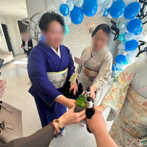 ウェルカムドリンク|738676さんのベイサイド迎賓館（静岡）/テイクアンドギヴ・ニーズウェディングの写真(2377681)