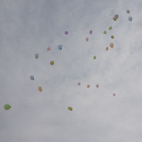 バルーンのドロップ＆フライ