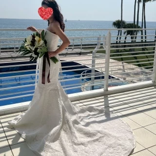 2階の会場はテラスで写真を撮ることができます。