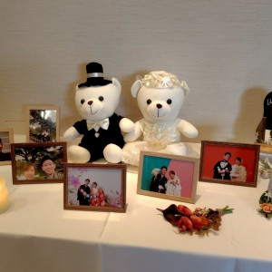 ウェルカムスペースに配置した写真|738768さんのGLOBAL WEDDING DIADE (ディアーデ)の写真(2553651)