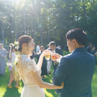 乾杯で披露宴スタート