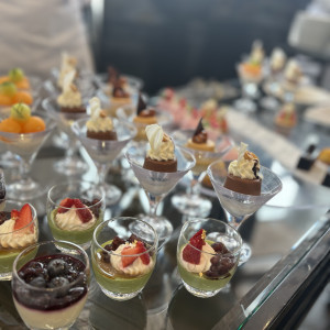 ケーキブッフェ|738812さんのTHE NIDOM RESORT WEDDING  ニドムリゾートウエディングの写真(2378532)