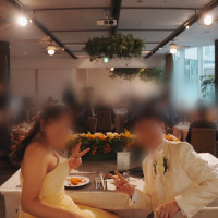 新郎新婦席からの景色