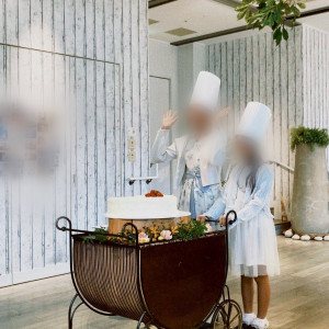 ケーキ入場|738998さんのTHE CLASSICA BAY RESORT （ザ クラシカ ベイリゾート）の写真(2568966)