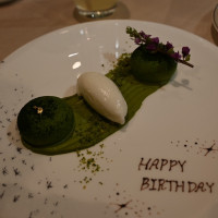 誕生日用のデザート