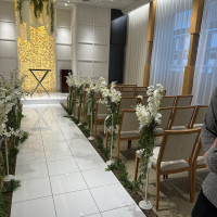 ステージ上の装花も変更可能