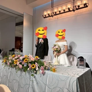 披露宴スタート