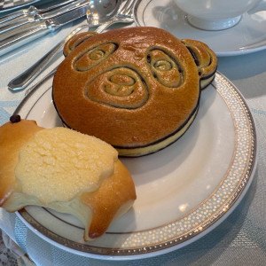 お子さまランチのパンダパンとひつじパン|739077さんのザ・プリンス パークタワー東京の写真(2516031)