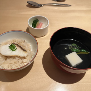 炊き込みご飯、お吸い物