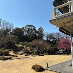 挙式も庭で|739142さんの国際文化会館（International House of Japan）の写真(2380942)