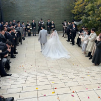 フラワーシャワーの写真