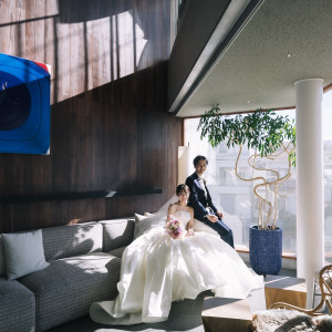 ロビー撮影|739207さんのHOTEL AO KAMAKURA（ホテル 青 鎌倉）の写真(2381740)