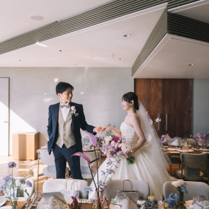披露宴会場撮影|739207さんのHOTEL AO KAMAKURA（ホテル 青 鎌倉）の写真(2381735)