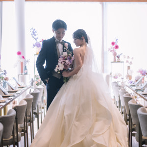 披露宴会場撮影|739207さんのHOTEL AO KAMAKURA（ホテル 青 鎌倉）の写真(2381734)