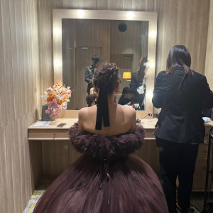 披露宴会場真横のブライズルームです|739219さんのHilltop Resort YAMANOUE (ヒルトップリゾート ヤマノウエ)の写真(2381659)