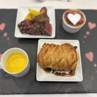 ブライダルフェアのお料理の写真です