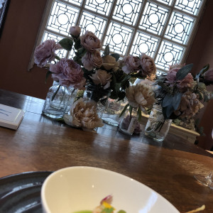 試食のテーブルコーディネートです。|739362さんのST.MARGARET WEDDING（セント・マーガレット ウエディング）の写真(2460311)