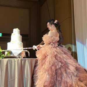 ケーキ入刀|739409さんのホテル日航熊本の写真(2383501)