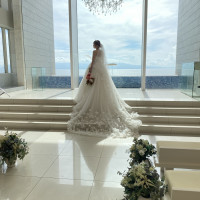 チャペルでの新婦ソロ撮影