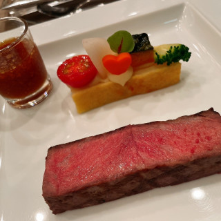 信州牛のサーロインステーキ