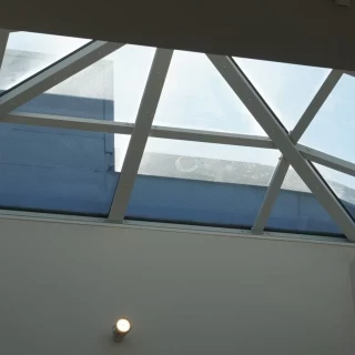 挙式前のロビーからの景色