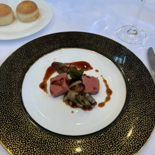 試食のお肉
