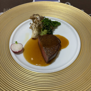 試食のお肉。
