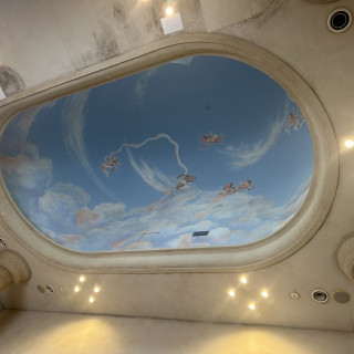 天井が高く素敵でした。