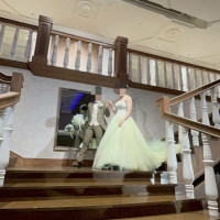 ガーデンスイート、階段からの入場