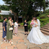 フラワーシャワー後