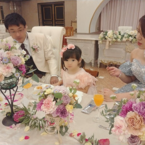 パンがお気に入りの娘|739996さんのロックハート城ウエディングの写真(2413870)