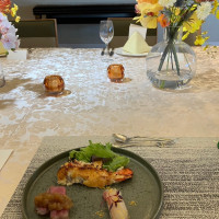 試食会場はテーブルコーディネートがされていました。