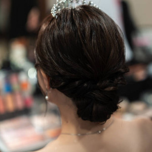 ウェディングドレスのヘアスタイル|740007さんのクラシカ表参道/別邸KEYAKIの写真(2507585)