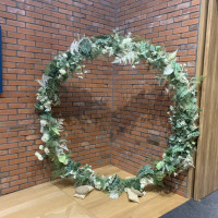 会場にあるリース