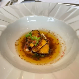 鮑の料理