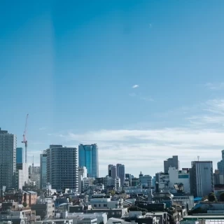 ガーデンからの空