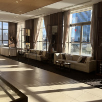 披露宴前のゲストがくつろげる場所