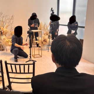挙式中もスタッフの方々がたくさんいたのがちょっと残念でした