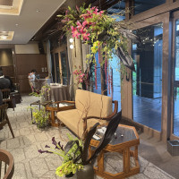 メインソファの装花