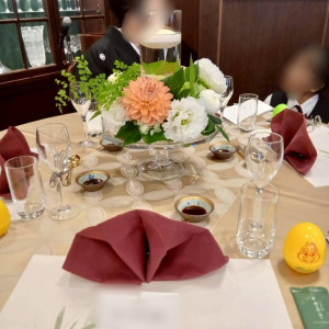 テーブル装花|740316さんの乃木神社・乃木會館の写真(2543927)
