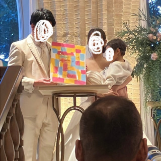 結婚証明書・ウェイティングキャンバス披露です。