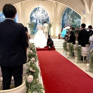挙式の様子です。