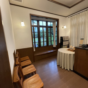 資料館はウェイティングスペースとして使えます。|740506さんのフェリーチェガーデン 日比谷の写真(2543477)