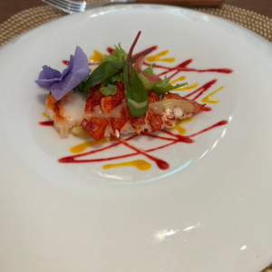 カニのお料理は、白ワインと合ってとても美味しかったです。|740506さんのElegante Vita(エレガンテヴィータ)の写真(2398349)