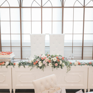 披露宴会場の雰囲気です。