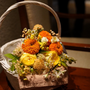 当日のブーケをとりあえず置いているところです。|740559さんのプリムローズ/FIVESTAR WEDDINGの写真(2469866)
