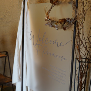 プリムローズが用意してくれました。|740559さんのプリムローズ/FIVESTAR WEDDINGの写真(2469857)